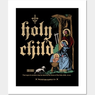 Holy Child Nativity Scene Posters and Art